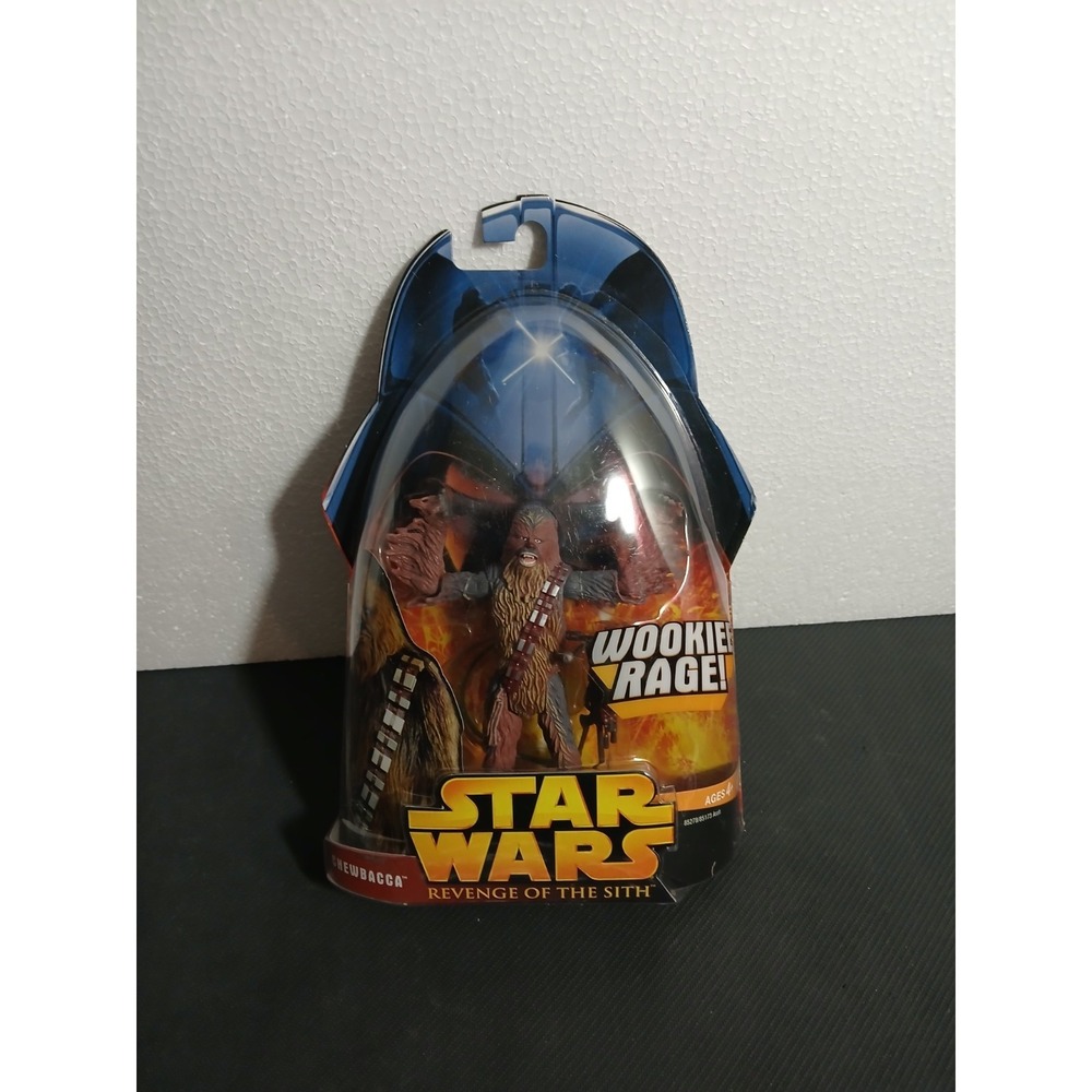 Star Wars Revenge of the Sith Chewbacca Wookie Rage 3.75" Figure Hasbro 2005